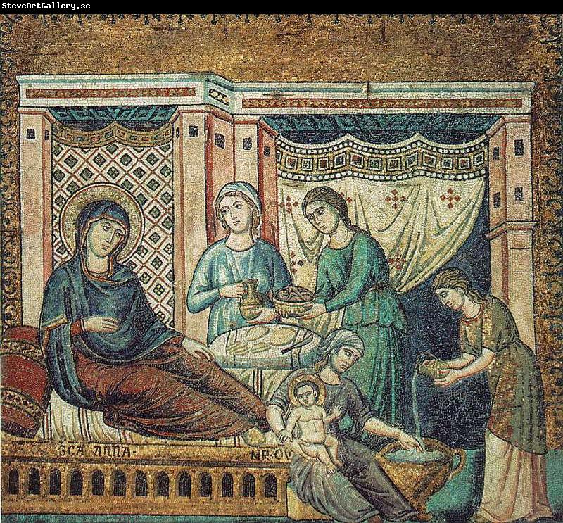 CAVALLINI, Pietro Nativity of the Virgin gsd